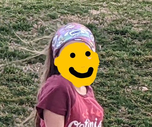 Customer photo review of POP ART - 4'' Headband