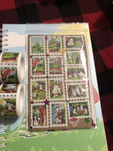 Customer photo review of Frog Stamp Washi Tape