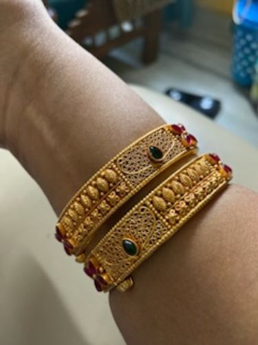 Customer photo review of Silver Temple Bangle 148281