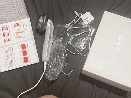 Customer photo review of Diamond Ultrasonic Anti-Cellulite Massager