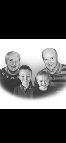 Customer photo review of Black & White Pastel Shade 🇬🇧 60 x 80 cm Portraits