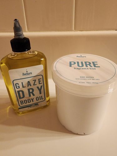 Customer photo review of PURE BUTTER BODY BALM | FRAGRANCE FREE FOR SENSITIVE SKIN
