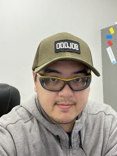 Customer photo review of Big Green Trucker Hat
