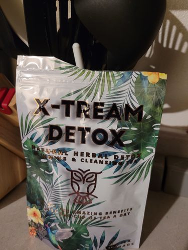 Customer photo review of X-TREAM DETOX TEA 1 BAG 30 DAY SUPPLY ( STRONGER VERSION ) LIMONADE🍋