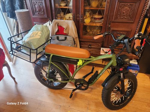 Customer photo review of Bezior XF001 1000W 20" Fat Tire E-Mountain Bike 12.5Ah 25km/h 45km Mileage