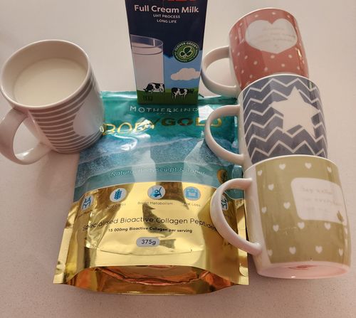 Customer photo review of BodyGold Collagen Peptides Starter Kit