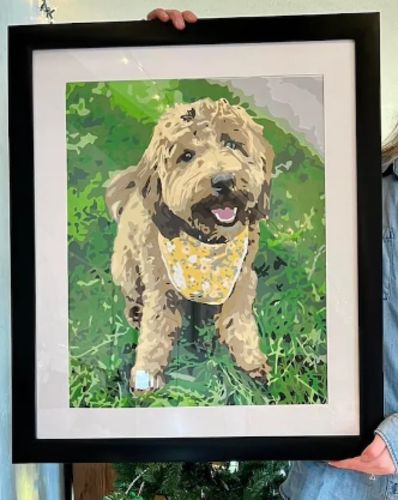 Customer photo review of Paint with Number™ Custom Kit