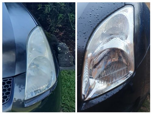 Customer photo review of 1 x Headlight Restore Wipes Kit