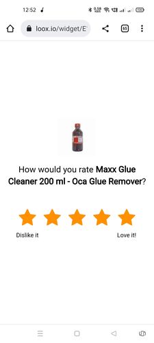 Customer photo review of Maxx Glue Cleaner 200 ml - Oca Glue Remover