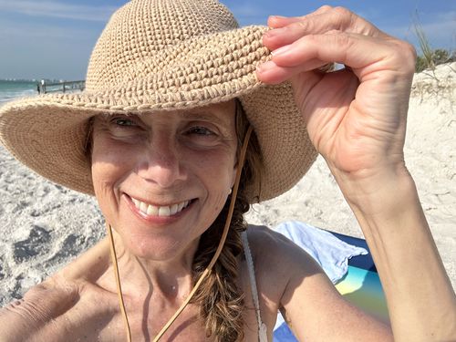 Customer photo review of Kids Packable Sun Hat