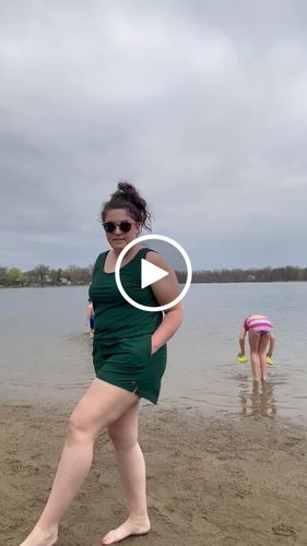 Customer video review of sage swim romper