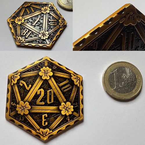 Customer photo review of D20 Coin