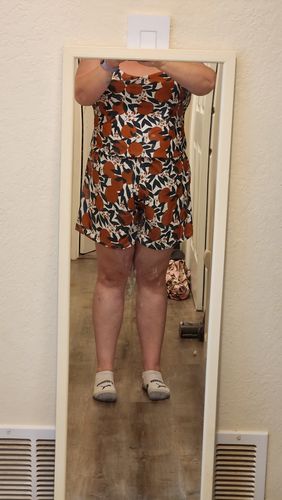 Customer photo review of rue swim romper