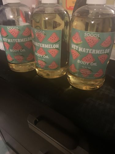 Customer photo review of Wet Watermelon | Body Oil