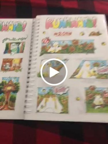 Customer video review of Runaway Ghosts Comic Sticker Sheet Complete Collection!
