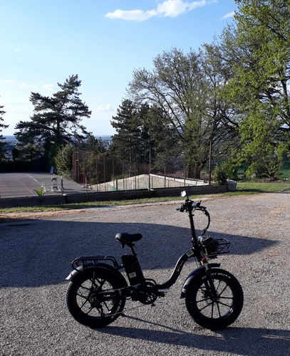 Customer photo review of CMACEWHEEL Y20 750W 20" Step-through Folding Electric Fat Bike 15Ah 45km/h 100km
