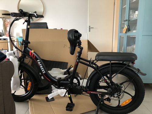 Customer photo review of Fafrees F20 250W 20" Folding Step-through Electric Bike 16AH 25km/h 130km