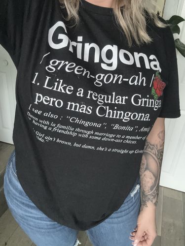 Customer photo review of OG Gringona Vintage Friendship Unisex Tee