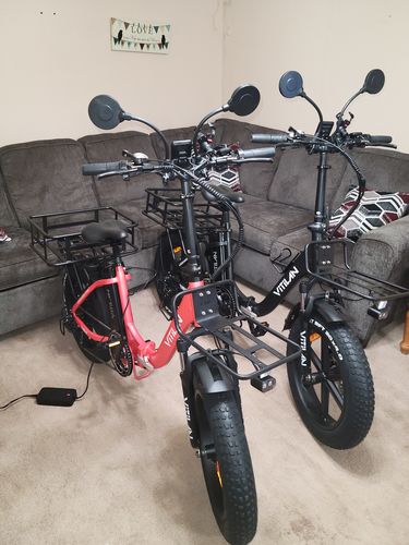 Customer photo review of U7 Step-thru Foldable Fat Tire Electric Bike