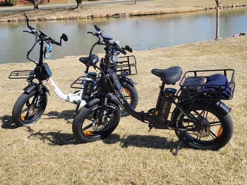 Customer photo review of U7 Step-thru Foldable Fat Tire Electric Bike