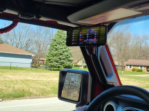 Customer photo review of Scosche MagicMount™ Magnetic Flush Mount Accessory