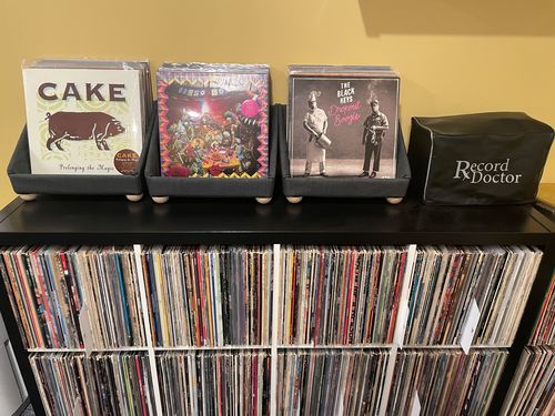 Customer photo review of Record Roots Tabletop Storage System