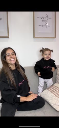 Customer photo review of Custom Bub/Mini/Teen sweaters