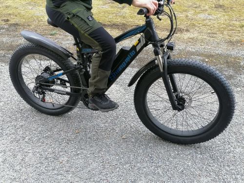 Customer photo review of Shengmilo MX03 1000W 26" Fat Bike E-Mountain Bike 90km Range 25km/h