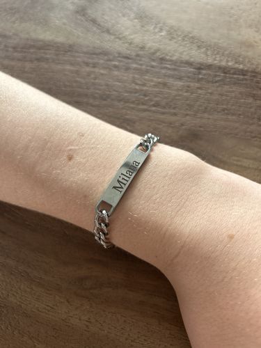 Customer photo review of Partnerarmbänder mit Gravur