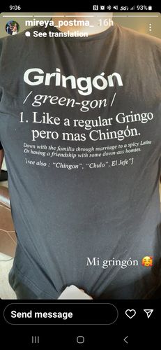 Customer photo review of El Gringon OG Old School T-Shirt