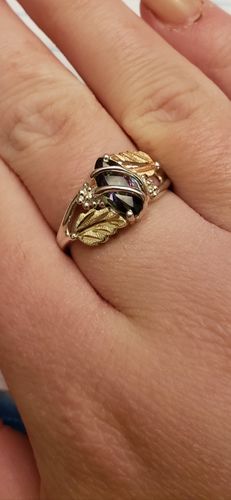 Daniel R. review of Sterling Silver Oval Mystic Fire Topaz Ring - Black Hills Gold image 1 out of 1