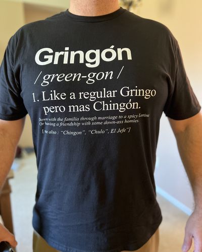 Customer photo review of El Gringon OG Old School T-Shirt