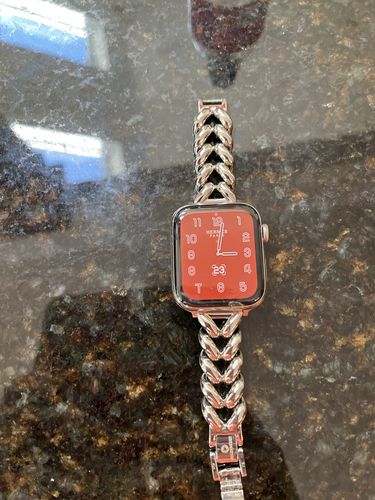 Customer photo review of Herringbone Band for the Apple Watch