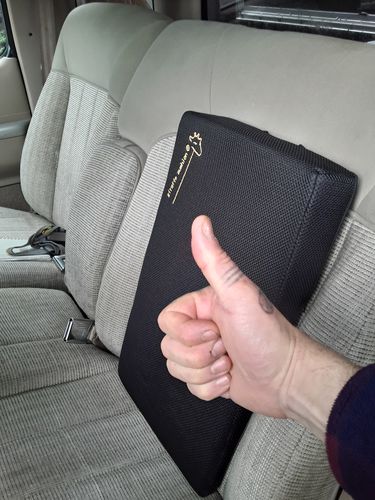 Customer photo review of Giraffe Cushion