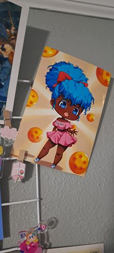 Customer photo review of Black Bulma Print