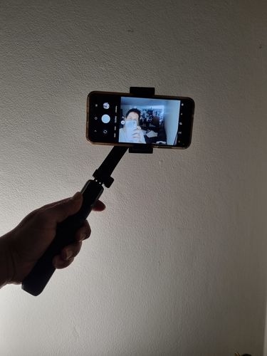 Customer photo review of L08 Gimbal Stabilizer 360 Degree Rotating Wireless Portable Selfie Stick Tripod Mobile