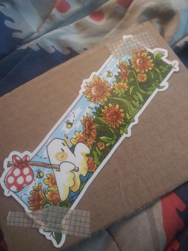Customer photo review of Ollie Runaway Ghost Bookmark