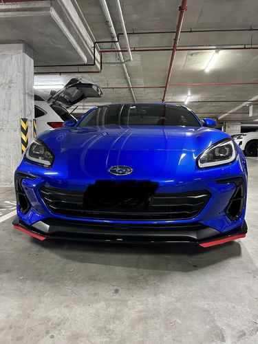 Customer photo review of STI Style Front Lip Extension for Subaru BRZ (ZD8) 22+