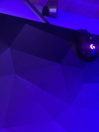 Customer photo review of XXXL Extended Large Custom Mousepad