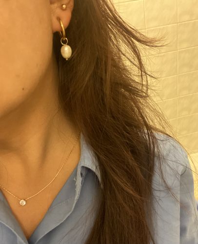 Customer photo review of Junia Earrings