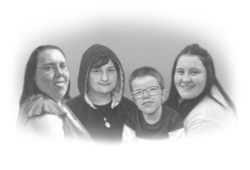 Customer photo review of Black & White Pastel Shade 🇬🇧 30 x 40cm Portraits