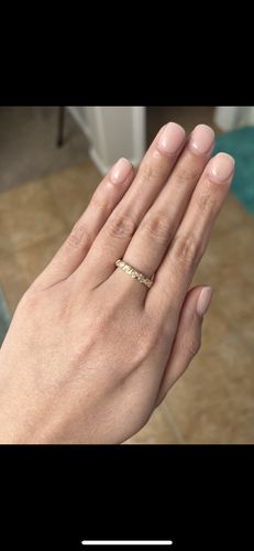 Monica V. review of Triple Diamond Black Hills Gold Ring image 1 out of 1