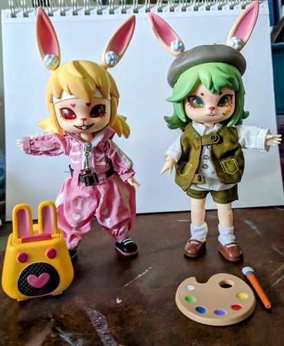Customer photo review of Bonnie The Journey Of Streets Action Figure BJD Blind Box