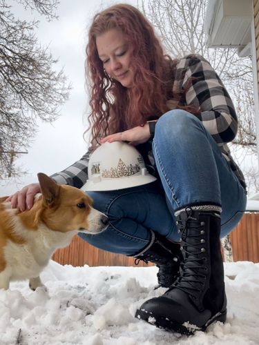 Customer photo review of Steel Toe Serpentine in Blackout (EH)