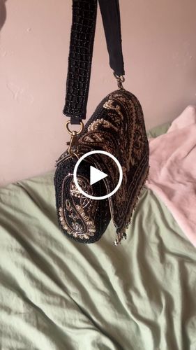 Customer video review of Old World Crafted Fully Embellished Shoulder Bag