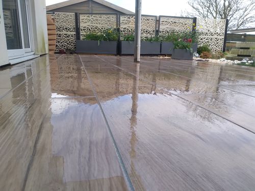 Customer photo review of Nexus ProJoint RapidFlow Brush-In Porcelain Jointing Compound 12.5kg - Mid Grey