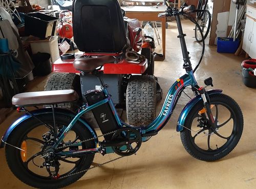 Customer photo review of Fafrees F20 Pro 250W 20" Folding Step-through Electric Bike 18Ah 25km/h 150km