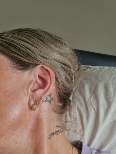 Customer photo review of LETTER PAVE STUD - R