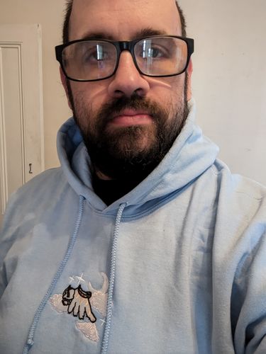 Customer photo review of Yip Yip Embroidered Hoodie