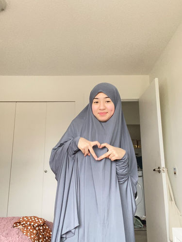 Customer photo review of Women's Jilbab - 16 Charcoal